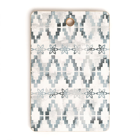 Schatzi Brown Aviana Stripe White Cutting Board Rectangle