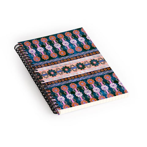 Schatzi Brown Bali Bali Stripe Spiral Notebook