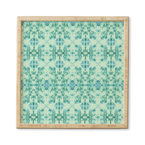 Schatzi Brown Bexeley Tie Dye MInt Framed Wall Art