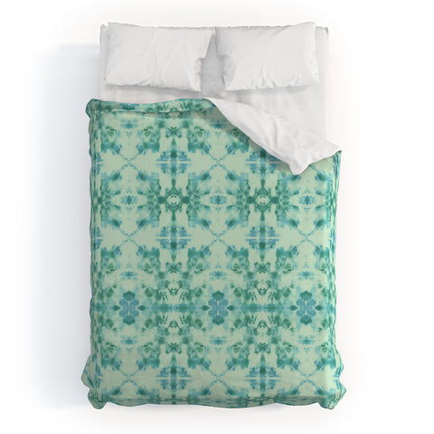Schatzi Brown Bexeley Tie Dye MInt Duvet Cover