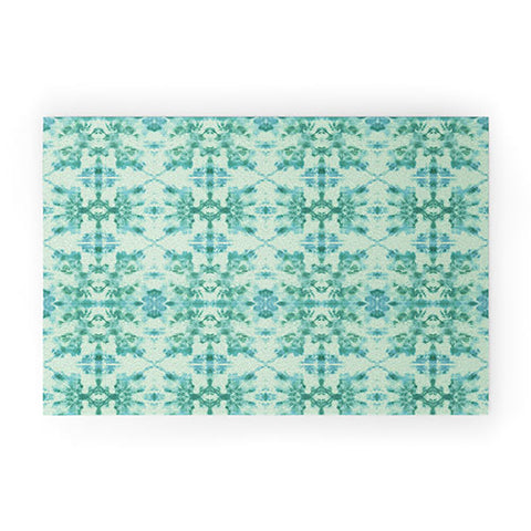 Schatzi Brown Bexeley Tie Dye MInt Welcome Mat