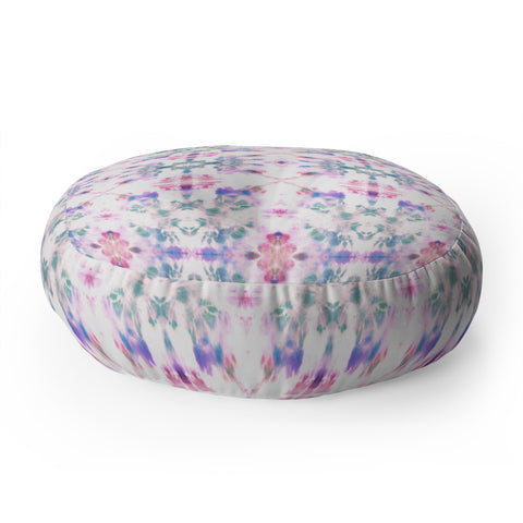 Schatzi Brown Bexeley Tie Dye Pastel Floor Pillow Round