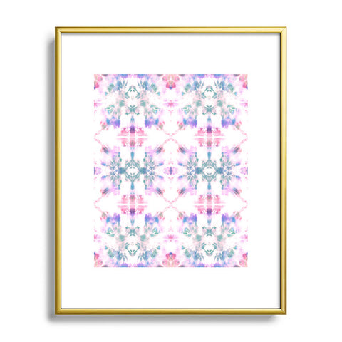 Schatzi Brown Bexeley Tie Dye Pastel Metal Framed Art Print