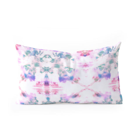 Schatzi Brown Bexeley Tie Dye Pastel Oblong Throw Pillow