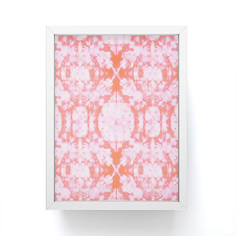 Schatzi Brown Bexeley Tie Dye Pink Framed Mini Art Print