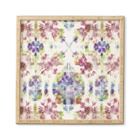 Schatzi Brown Bexeley Tie Dye Rainbow Framed Wall Art