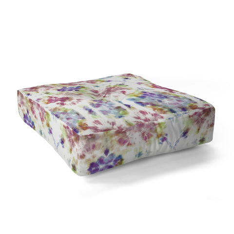 Schatzi Brown Bexeley Tie Dye Rainbow Floor Pillow Square