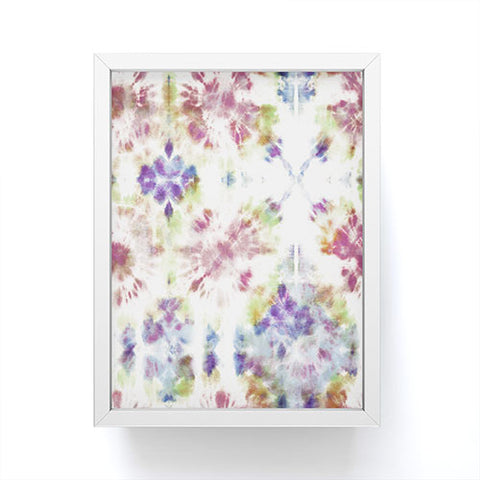 Schatzi Brown Bexeley Tie Dye Rainbow Framed Mini Art Print