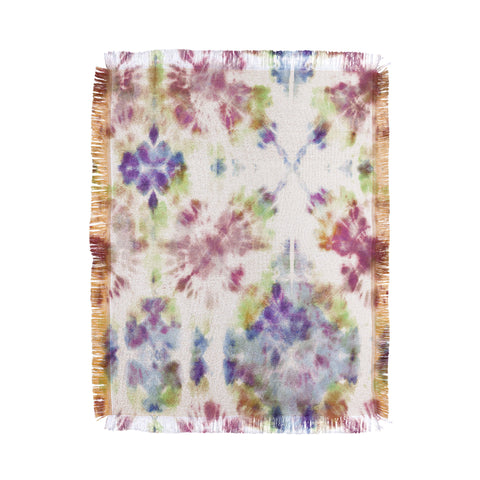 Schatzi Brown Bexeley Tie Dye Rainbow Throw Blanket