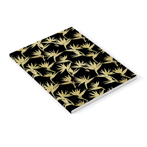 Schatzi Brown Bird of Paradise Black Gold Notebook