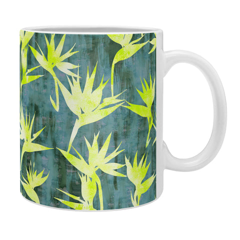 Schatzi Brown Bird of Paradise Green Coffee Mug