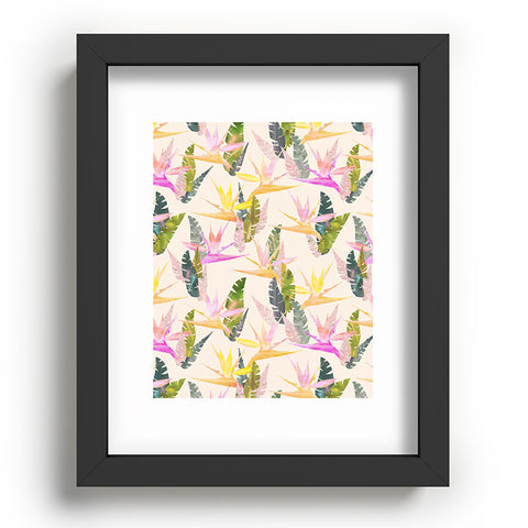 Schatzi Brown Birdie Tropical Ivory Recessed Framing Rectangle