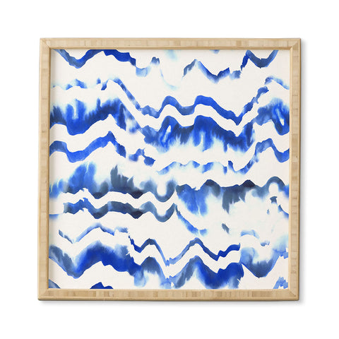 Schatzi Brown Blue Water Love Framed Wall Art