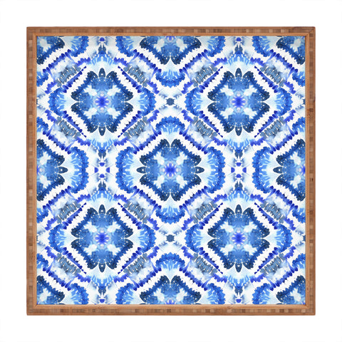 Schatzi Brown Blue Water Love 8 Square Tray