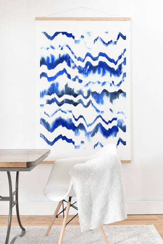 Schatzi Brown Blue Water Love Art Print And Hanger