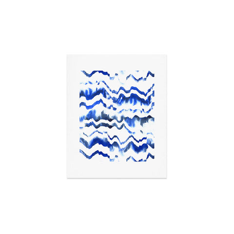 Schatzi Brown Blue Water Love Art Print