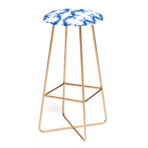 Schatzi Brown Blue Water Love Number 6 Bar Stool