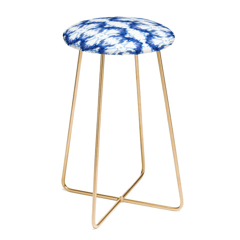 Schatzi Brown Blue Water Love Number 6 Counter Stool