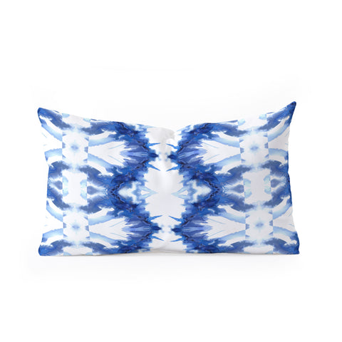 Schatzi Brown Blue Water Love Number 6 Oblong Throw Pillow