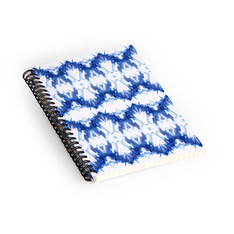 Schatzi Brown Blue Water Love Number 6 Spiral Notebook