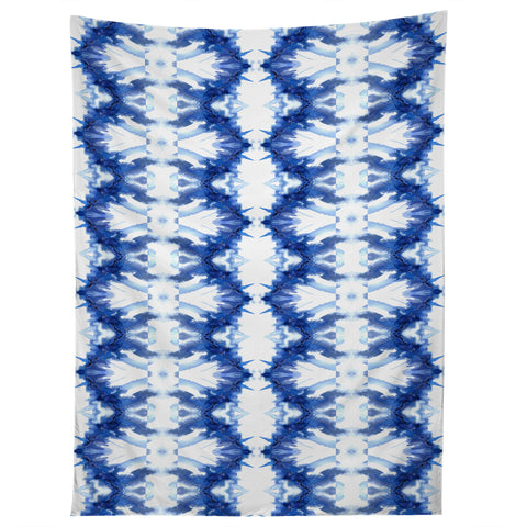 Schatzi Brown Blue Water Love Number 6 Tapestry