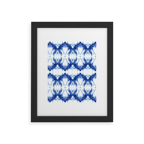Schatzi Brown Blue Water Love Number 6 Framed Art Print