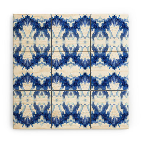 Schatzi Brown Blue Water Love Number 6 Wood Wall Mural