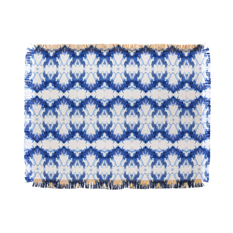 Schatzi Brown Blue Water Love Number 6 Throw Blanket
