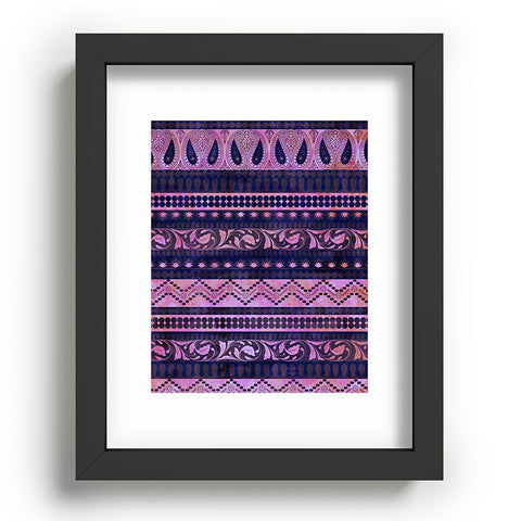 Schatzi Brown Bodhi Bohemian Stripe Purple Recessed Framing Rectangle
