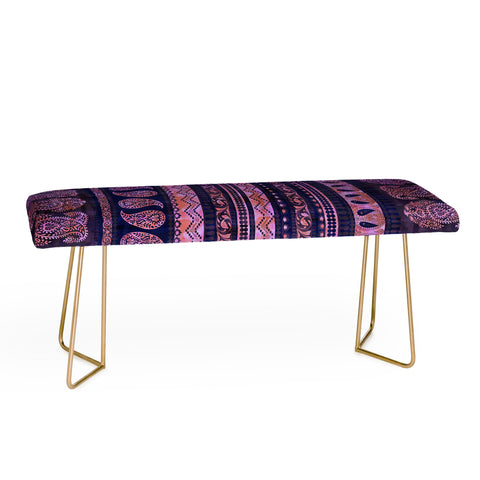 Schatzi Brown Bodhi Bohemian Stripe Purple Bench