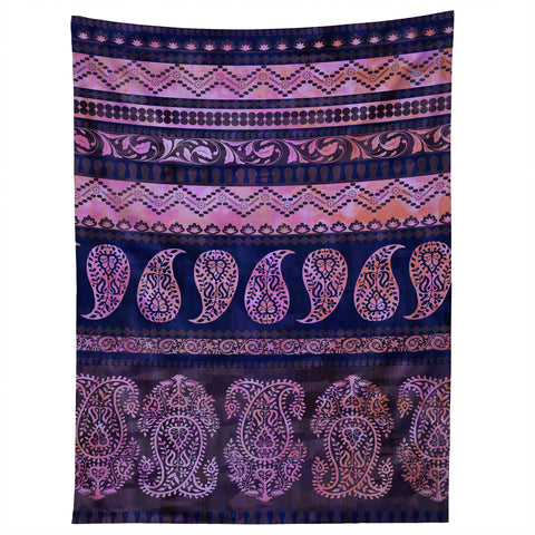 Schatzi Brown Bodhi Bohemian Stripe Purple Tapestry
