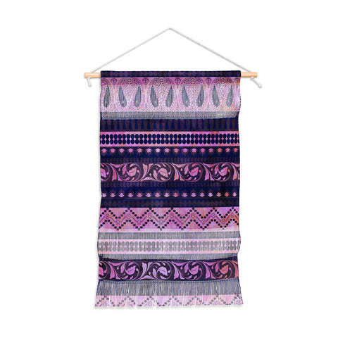 Schatzi Brown Bodhi Bohemian Stripe Purple Wall Hanging Portrait