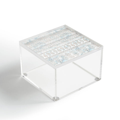 Schatzi Brown Bodhi Paisley Sandy White Acrylic Box