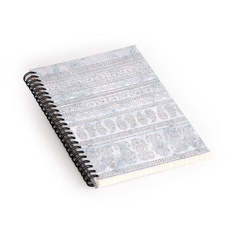 Schatzi Brown Bodhi Paisley Sandy White Spiral Notebook