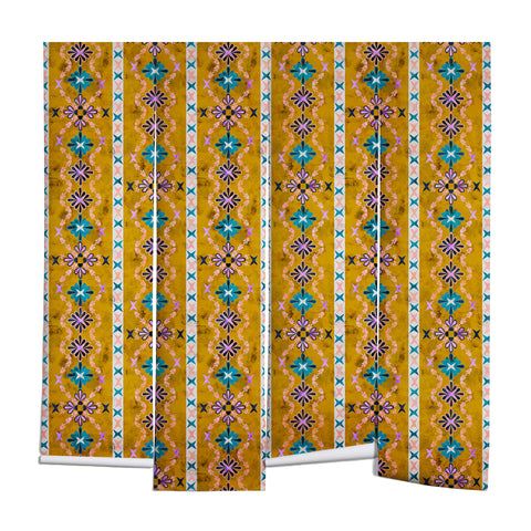 Schatzi Brown Boho Basic 3 Dandelion Wall Mural