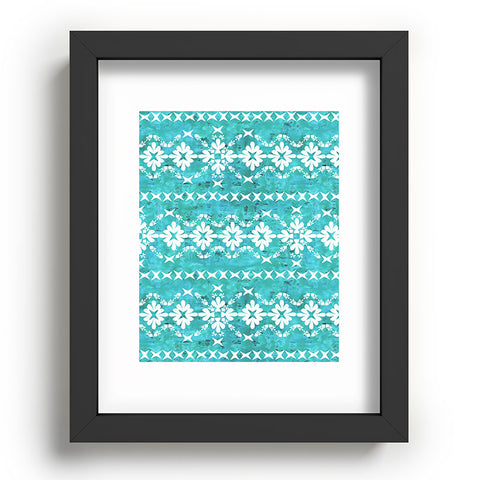 Schatzi Brown Boho Basic 3 Turquoise Recessed Framing Rectangle