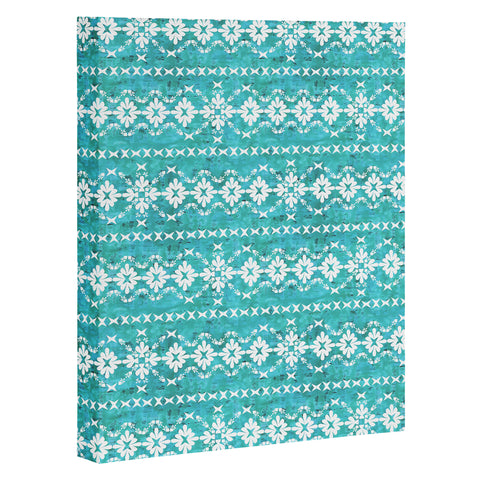 Schatzi Brown Boho Basic 3 Turquoise Art Canvas