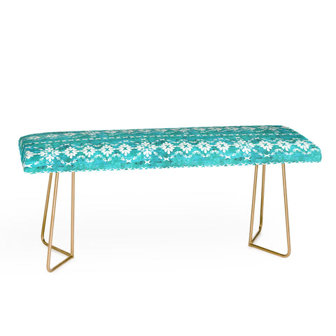Schatzi Brown Boho Basic 3 Turquoise Bench