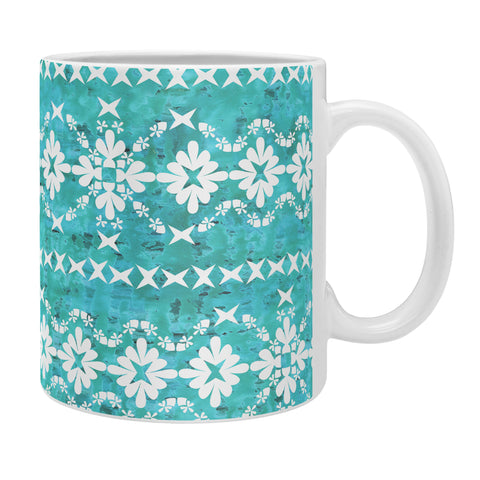 Schatzi Brown Boho Basic 3 Turquoise Coffee Mug