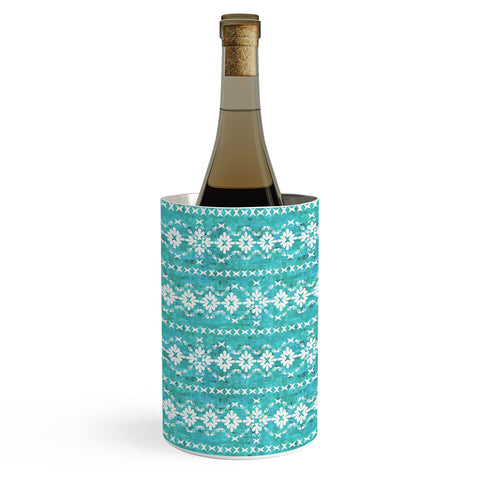 Schatzi Brown Boho Basic 3 Turquoise Wine Chiller