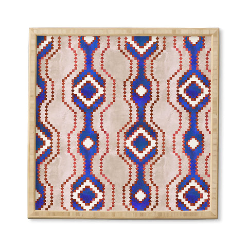 Schatzi Brown Boho Basic Eye RWB Framed Wall Art