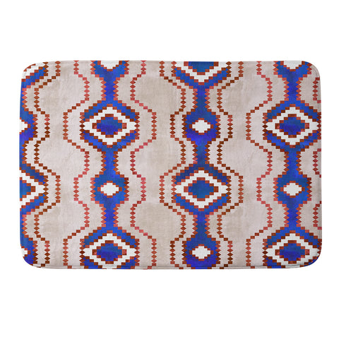 Schatzi Brown Boho Basic Eye RWB Memory Foam Bath Mat