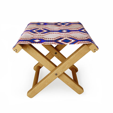 Schatzi Brown Boho Basic Eye RWB Folding Stool