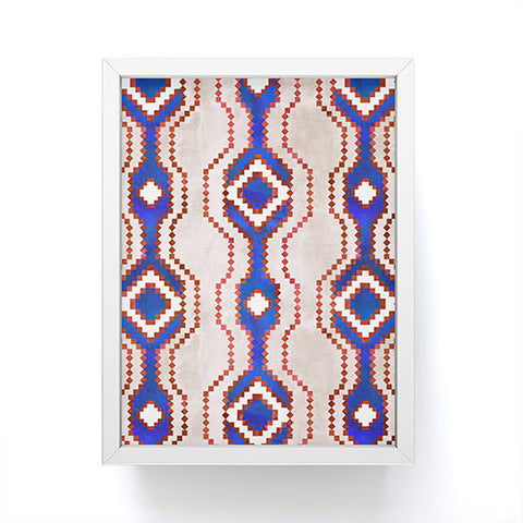 Schatzi Brown Boho Basic Eye RWB Framed Mini Art Print