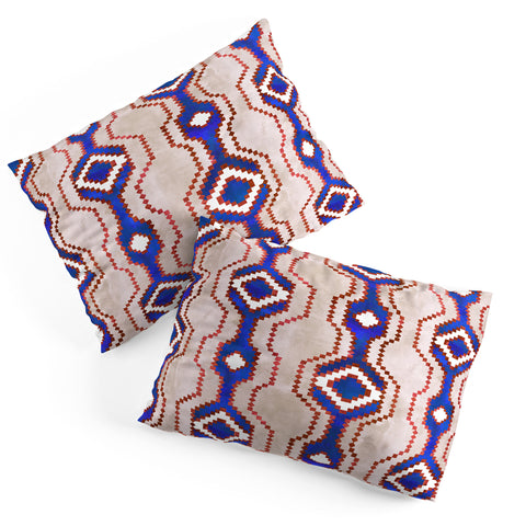 Schatzi Brown Boho Basic Eye RWB Pillow Shams