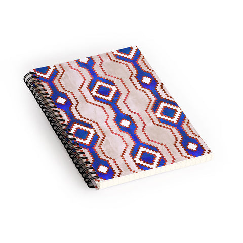 Schatzi Brown Boho Basic Eye RWB Spiral Notebook