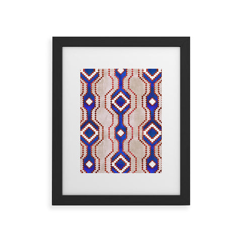 Schatzi Brown Boho Basic Eye RWB Framed Art Print