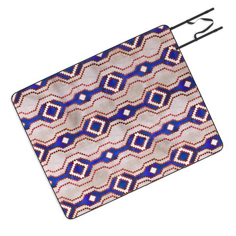 Schatzi Brown Boho Basic Eye RWB Picnic Blanket