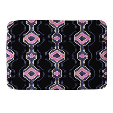 Schatzi Brown Boho Basic Eye Sparkle Memory Foam Bath Mat