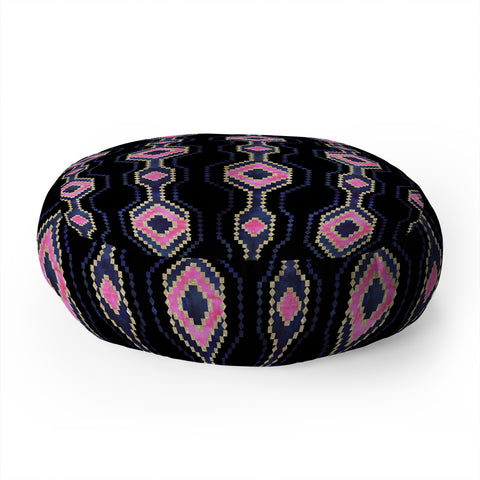 Schatzi Brown Boho Basic Eye Sparkle Floor Pillow Round